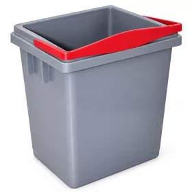 Filmop 4 literes szürke vödör piros fogantyúval