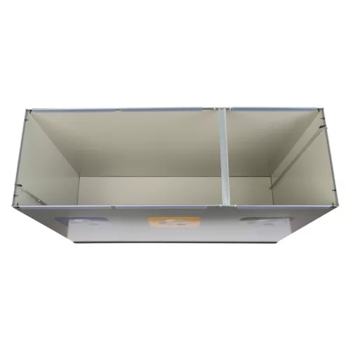 EKO rozsdamentes horganyzott acél szelektív szemetes 3 részes 3x60L