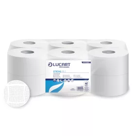   Lucart Strong 19 J Mini toalettpapír 2 réteg cellulóz 130m 12tekercs/csomag