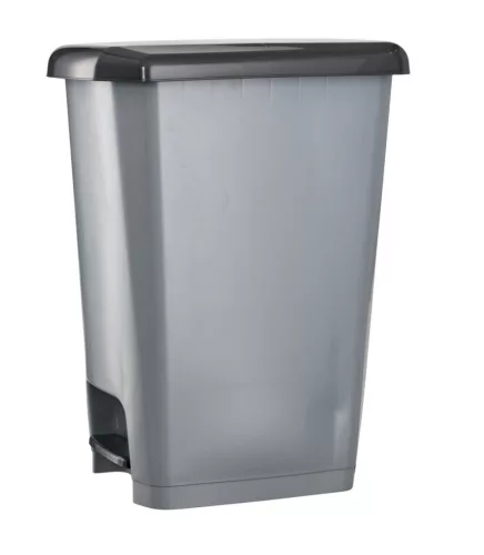 Planet Pedálos szemetes kuka SLIM, műanyag, ECO antracit, 25L