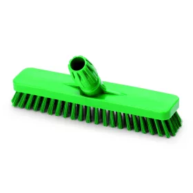   Igeax élelmiszeripari padlósúrolókefe 30cm széles, 0,5mm közepes sörtével, zöld
