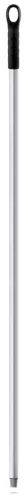 Igeax élelmiszeripari aluminium nyél menetes 130cm-es 25 mm átmérőjű, fekete