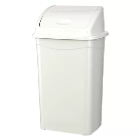 Planet Billenőfedeles szemetes kuka, műanyag, fehér, 70 L