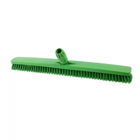   Igeax élelmiszeripari padlósúrolókefe rövid sörte 60cm széles, 0,5mm közepes sörtével, zöld