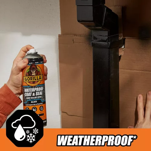 Gorilla Coat & Seal Vízálló Bevonat és Tömítő SPRAY Fekete 450ml