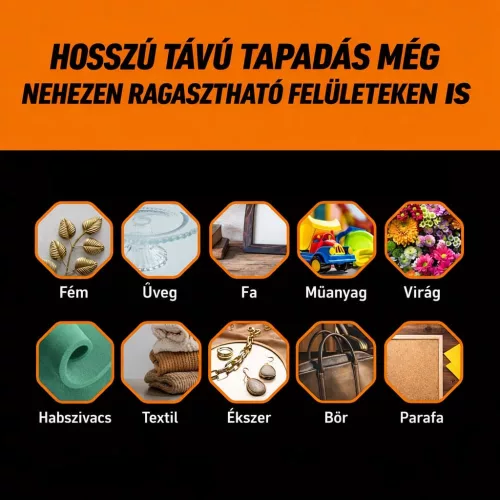 Gorilla Hot Glue Sticks Ragasztórúd Ragasztópisztolyhoz 7 mm × 200 mm (20 db)