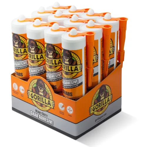 Gorilla HEAVY DUTY GRAB Extra Erős Építési Ragasztó - 290ml