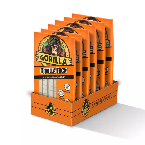 Gorilla Tack Gyurmaragasztó Kockák Újrahasználható 84db/csomag 
