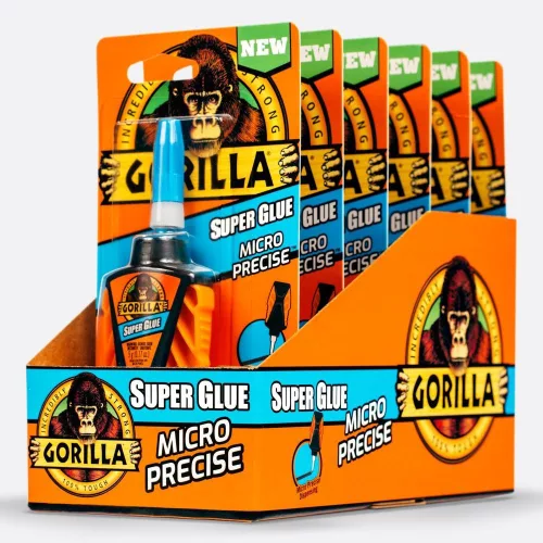 Gorilla Super Glue Micro Precise Pillanatragasztó 5gramm 
