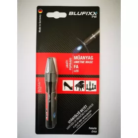   Blufixx PW fényre megkeményedő javító fekete gél patron 5g - műanyag és fa anyagokhoz. 