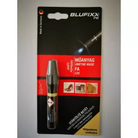   Blufixx PW fényre megkeményedő javító világos barna gél patron 5g - műanyag és fa anyagokhoz