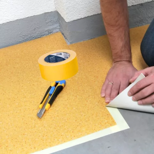 Blue Dolphin kétoldalas, textílerősített ragasztószalag 50mm x 25m