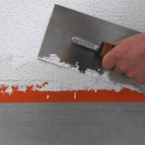  Blue Dolphin Kültéri Szövetes Vakolószalag érdes felületekre – narancssárga, UV-álló 14 napig 48mm x 20m