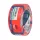Blue Dolphin stukkó kültéri építőipari PE festő-maszkolószalag – PIROS, UV-álló 60 napig, 48 mm × 50 m