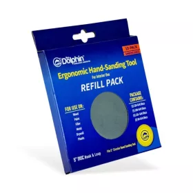   Blue Dolphin tépőzáras csiszolókorong szett 125 mm – utántöltő, 10 db