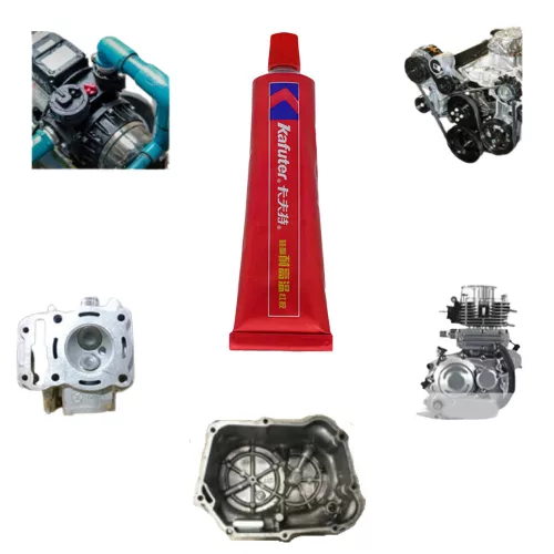 Kafuter K-383 RED Gasket Maker Magas Hőmérsékletű Szilikon Tömítőanyag 85g