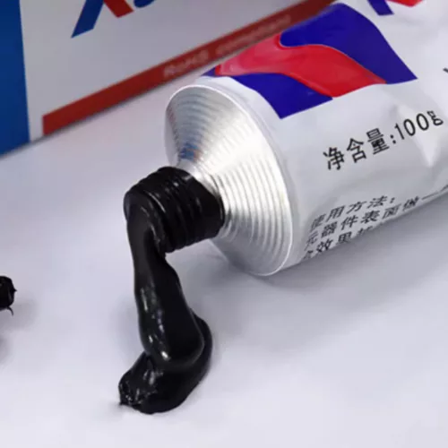 KAFUTER K-5915B FEKETE HŐÁLLÓ SZILIKON TŐMÍTŐ PASZTA 100G