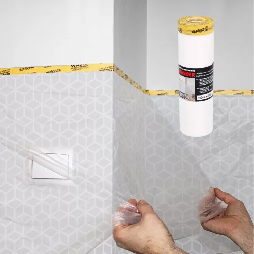 Blue Dolphin Masker Washi Elektrosztatikus festő-maszkoló Fólia 210cm x 15m