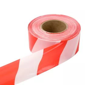   EuroTape/Dalpo Kordonszalag (jelölőszalag) piros/fehér 75mmX250m