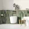 LAVEO MIRI WC-kefe (97x380 mm), arany (fekete kefével)