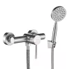 LAVEO NOIA zuhanycsap, falra szerelhető zuhanyszettel, inox