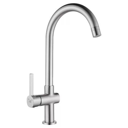 LAVEO ALITA szálcsiszolt inox csaptelep