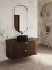 LAVEO ALITA magas mosdócsap, fekete