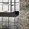 Ciarko Design MINIMAL 1 120 cm fekete sziget páraelszívó (oldalsó panel nélkül)
