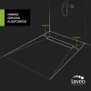 LAVEO SLIM folyóka 800 mm, fekete