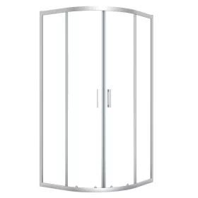   LAVEO DESNA félkör zuhanykabin 80x80x185 cm átlátszó üveg/króm