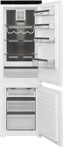 Kluge beépíthető kombi hűtőszekrény alul fagyasztóval, DualNoFrost, 170L/63L
