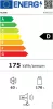 Kluge beépíthető kombi hűtőszekrény alul fagyasztóval, DualNoFrost, 170L/63L