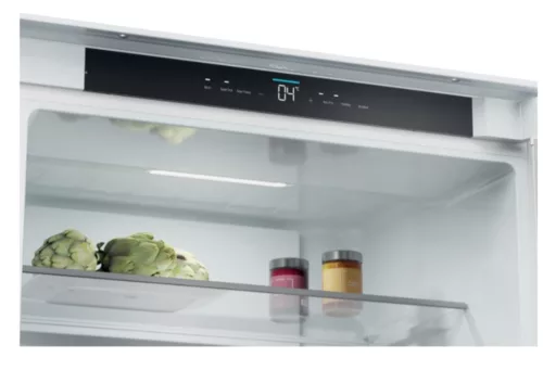 Kluge beépíthető kombi hűtőszekrény alul fagyasztóval, NoFrost, 281L/101L