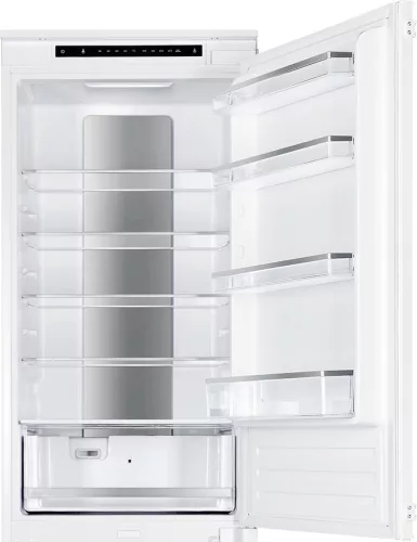 Kluge beépíthető kombi hűtőszekrény alul fagyasztóval, NoFrost, 206L/64L