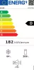 Kluge beépíthető kombi hűtőszekrény alul fagyasztóval, NoFrost, 206L/64L