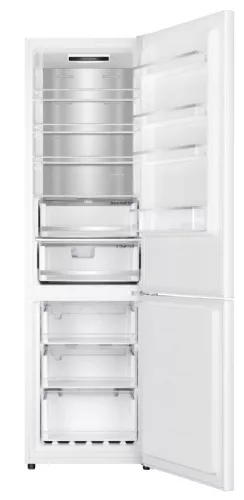 Kluge szabadonálló fehér kétajtós kombi hűtőszekrény, NoFrost, 264L/113L