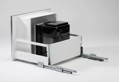 Coffee Case kávéfőző fiók, inox, 240x325
