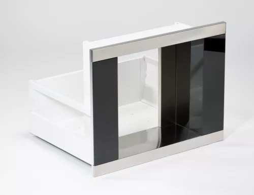 Coffee Case kávéfőző fiók, inox, 254x355