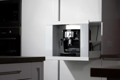 Coffee Case kávéfőző fiók, fehér, 240x340