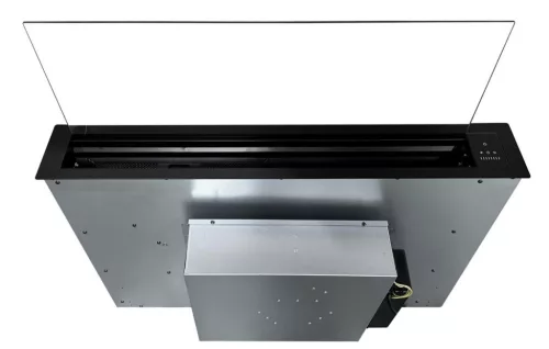 Kluge pultból kiemelkedő átlátszó üveges páraelszívó, 90cm