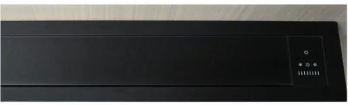 Kluge pultból kiemelkedő átlátszó üveges páraelszívó, 90cm