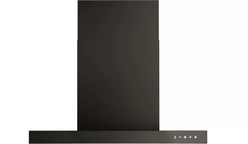 Kluge fali T-alakú fekete páraelszívó, 60cm, üvegfront