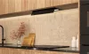 Kluge beépíthető fekete páraelszívó, 52cm, kihajtható fekete üvegpanel