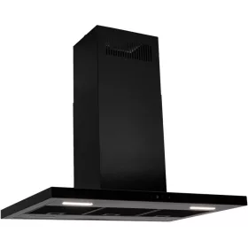 Kluge sziget matt fekete páraelszívó, 90cm, HTH