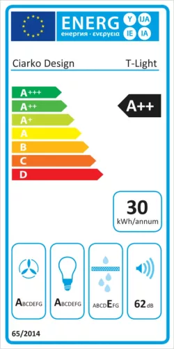 Kluge T-light fali fekete páraelszívó