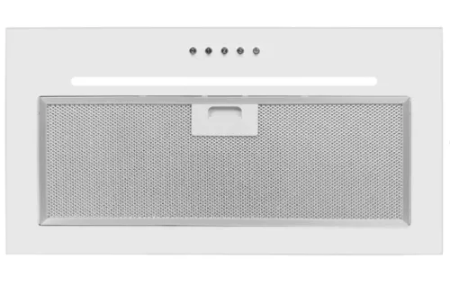 Kluge beépíthető páraelszívó, 60cm, fehér üvegpanel