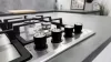 Kluge beépíthető gáz főzőlap, 60 cm, inox, WOK égő