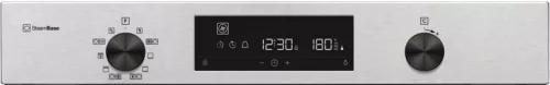 Kluge beépíthető multifunicós inox/fekete sütő, 78L