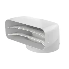 MONNO P-RBV 150 lapos függőleges könyök, 222x89 mm