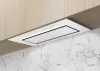 MONNO Aura White 55 cm beépíthető páraelszívó, fehér üveg